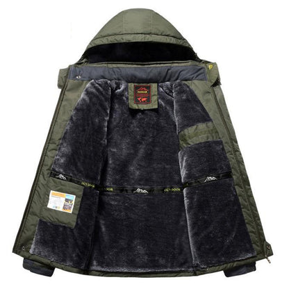 Winter Fleece Military Jackets Men Windproof Waterproof Outwear Parka Windbreaker Warm Coat