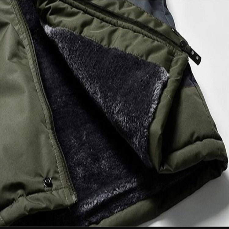 Winter Fleece Military Jackets Men Windproof Waterproof Outwear Parka Windbreaker Warm Coat