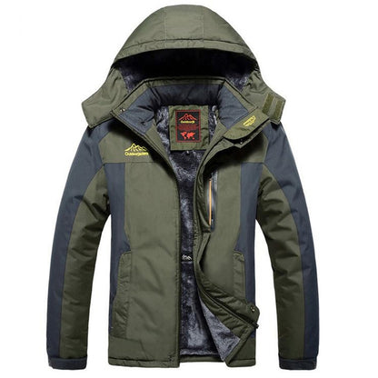 Winter Fleece Military Jackets Men Windproof Waterproof Outwear Parka Windbreaker Warm Coat