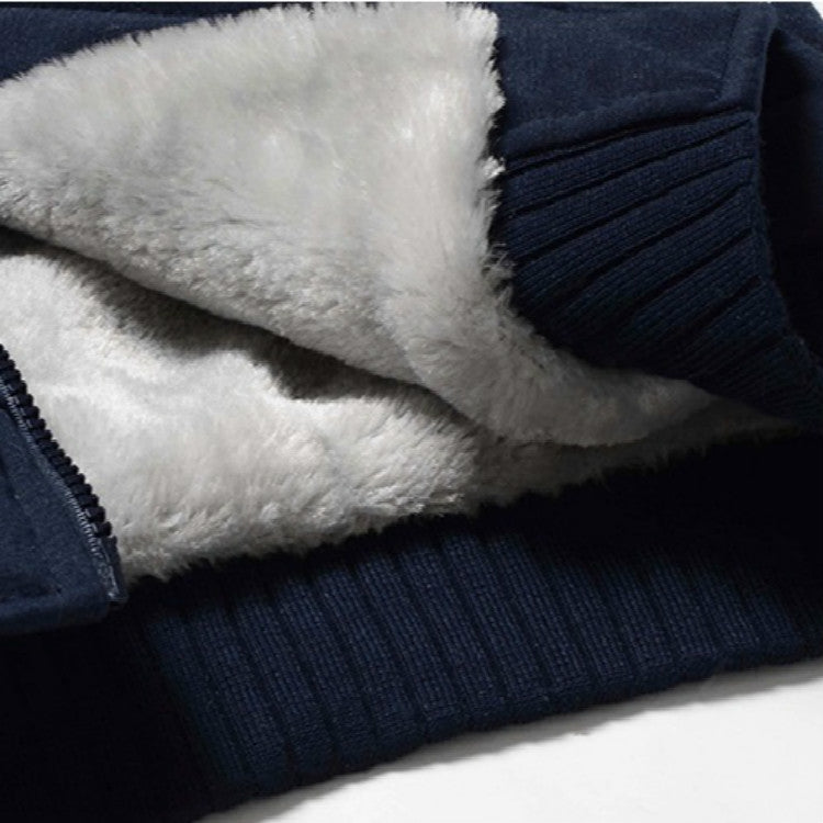 Winter parka men plus velvet warm windproof coats Large Size hooded jackets
