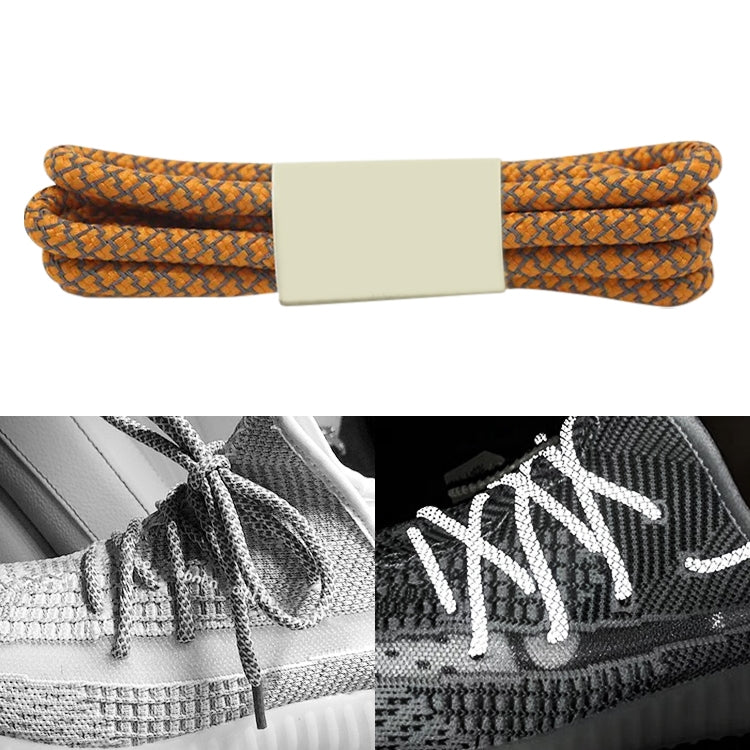 Reflective Shoe laces Round Sneakers ShoeLaces Kids Adult Outdoor Sports Shoelaces