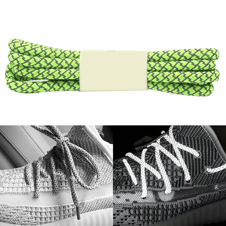 Reflective Shoe laces Round Sneakers ShoeLaces Kids Adult Outdoor Sports Shoelaces