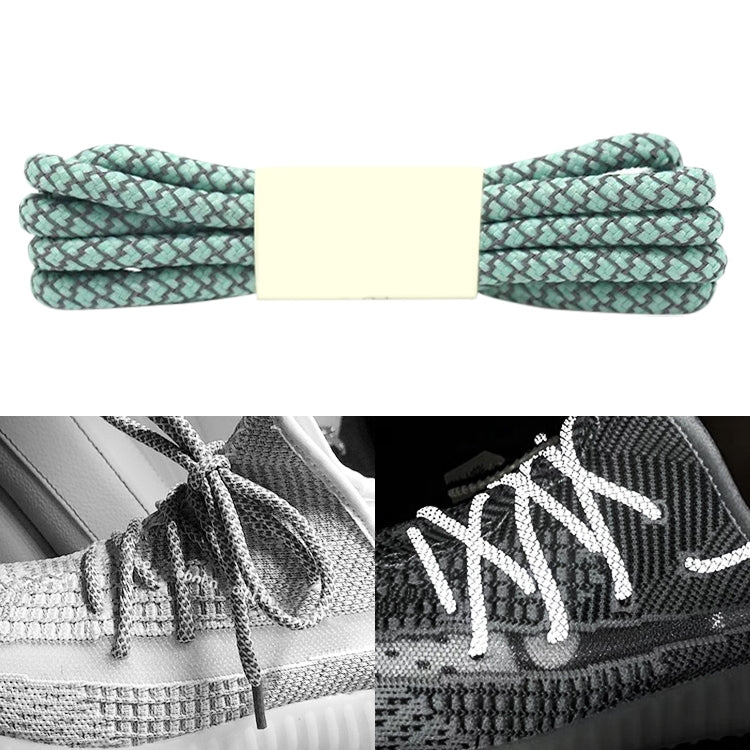 Reflective Shoe laces Round Sneakers ShoeLaces Kids Adult Outdoor Sports Shoelaces