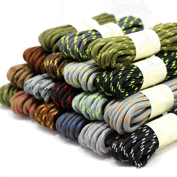 Round High Density Weaving Shoe Laces Outdoor Hiking Slip Rope Sneakers Boot Shoelace