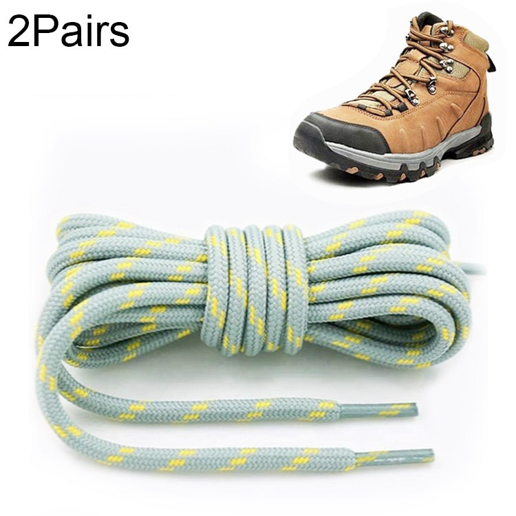 Round High Density Weaving Shoe Laces Outdoor Hiking Slip Rope Sneakers Boot Shoelace