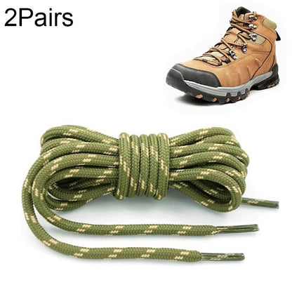 Round High Density Weaving Shoe Laces Outdoor Hiking Slip Rope Sneakers Boot Shoelace