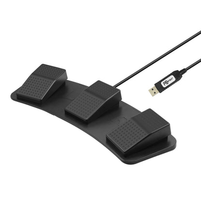 Ножная педаль-переключатель Pcsensor FS23 CF для управления клавиатурой и мышью, игровая комбинированная педаль