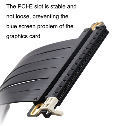 PCI-E 3.0 16X 180-degree Graphics Card Extension Cable Adapter Cable, Length: