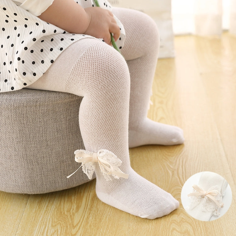 Spring And Autumn Thin Breathable Girl Mesh Pantyhose Lace Baby Tights