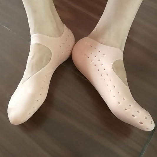 Silicone Sailboat Socks Foot Heel Anti-cracking Sleeve Anti-drying Beach Home Socks