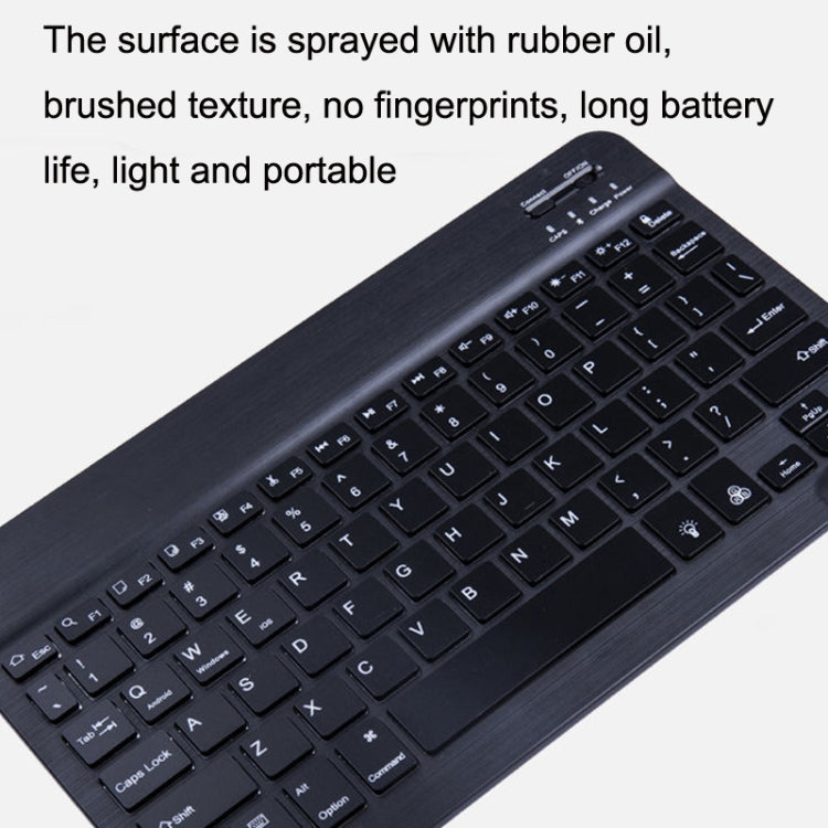 10-дюймовая цветная RGB-подсветка Bluetooth-клавиатура и мышь для мобильного телефона/планшета