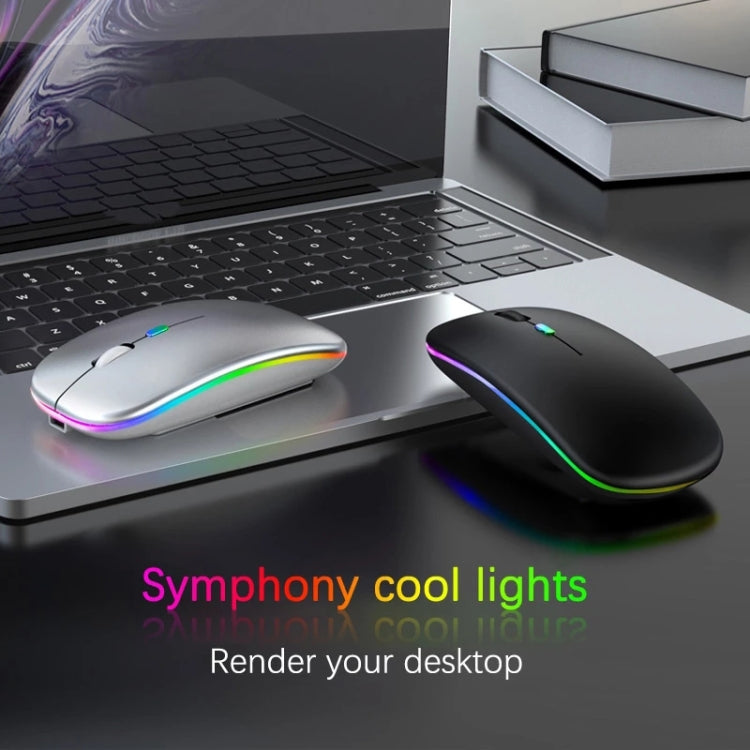 10-дюймовая цветная RGB-подсветка Bluetooth-клавиатура и мышь для мобильного телефона/планшета