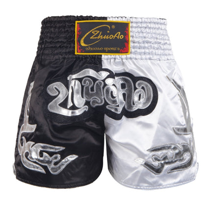 ZhuoAo Muay Thai/Boxing/Sanshou/Fighting Shorts for Men and Women