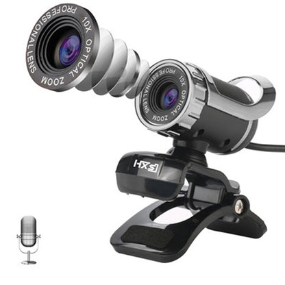 HXSJ A859 480P Computer Network Course Camera Video USB Camera Built-in Sound-absorbing Microphone
