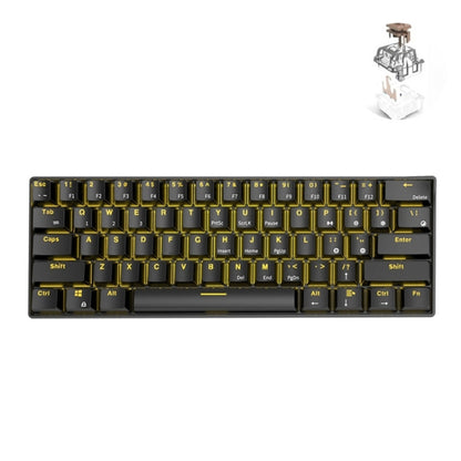 RK61 61 Keys Bluetooth / Wireless Dual Modes Tablet Mobile Gaming Mechanical Keyboard, Cable Length: 1.5m, Green Shaft, Tea Shaft, Red Shaft
