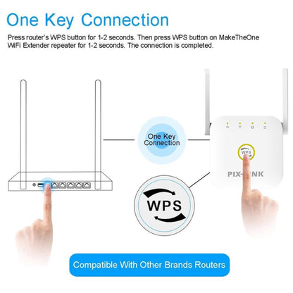 PIX-LINK WR22 300 Мбит/с беспроводной усилитель сигнала Wi-Fi