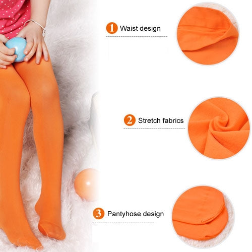 Spring Summer Autumn Solid Color Pantyhose Ballet Dance Tights for Kids