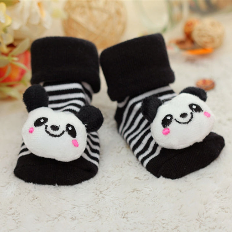 3 Pairs Cotton Cartoon Non-slip Baby Floor Socks Cute Three-Dimensional Doll Baby Toddler Socks