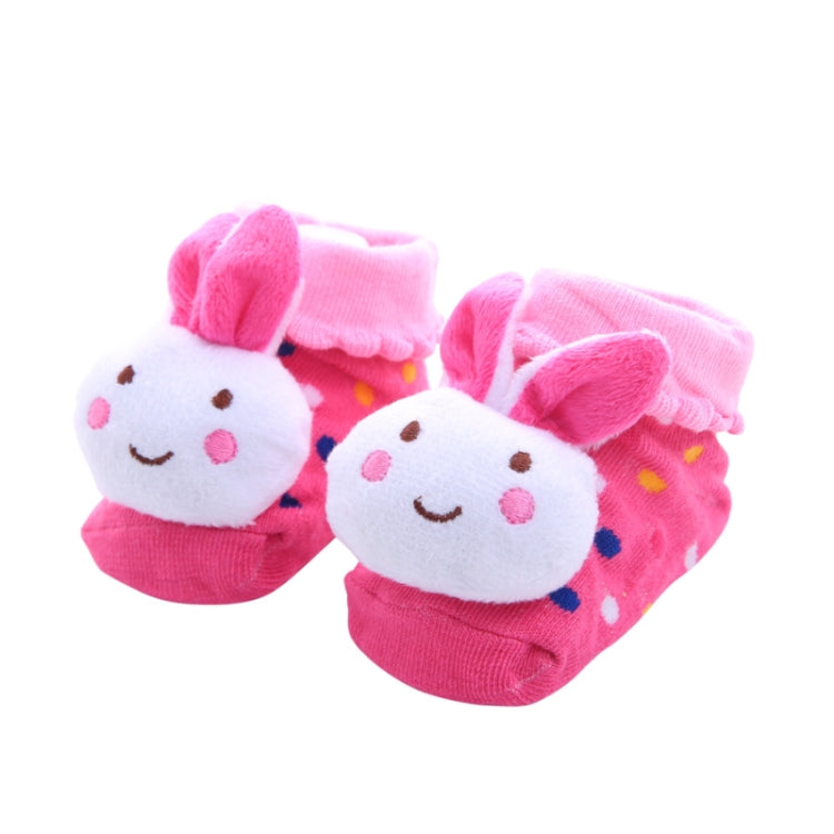 3 Pairs Cotton Cartoon Non-slip Baby Floor Socks Cute Three-Dimensional Doll Baby Toddler Socks