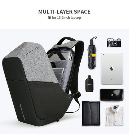 Mark Ryden Multifunction USB charging Men 15inch Laptop Backpack