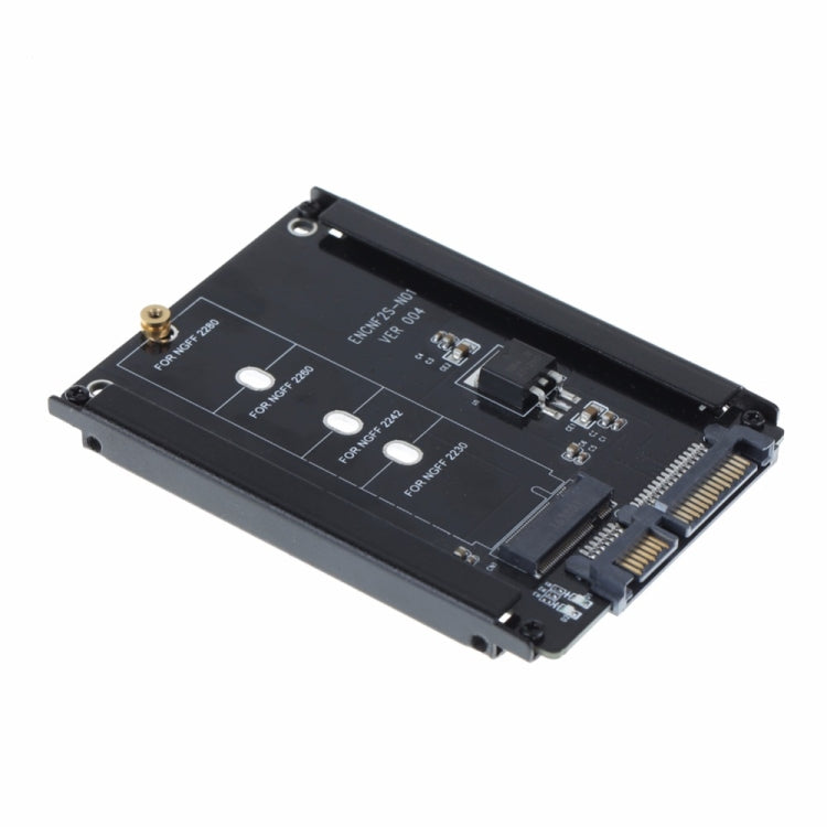 Металлический корпус CYB + M Socket 2 M.2 NGFF (SATA) SSD адаптер на 2.5 SATA для твердотельного жесткого диска M2 NGFF SSD 2230/2242/2260/2280 мм
