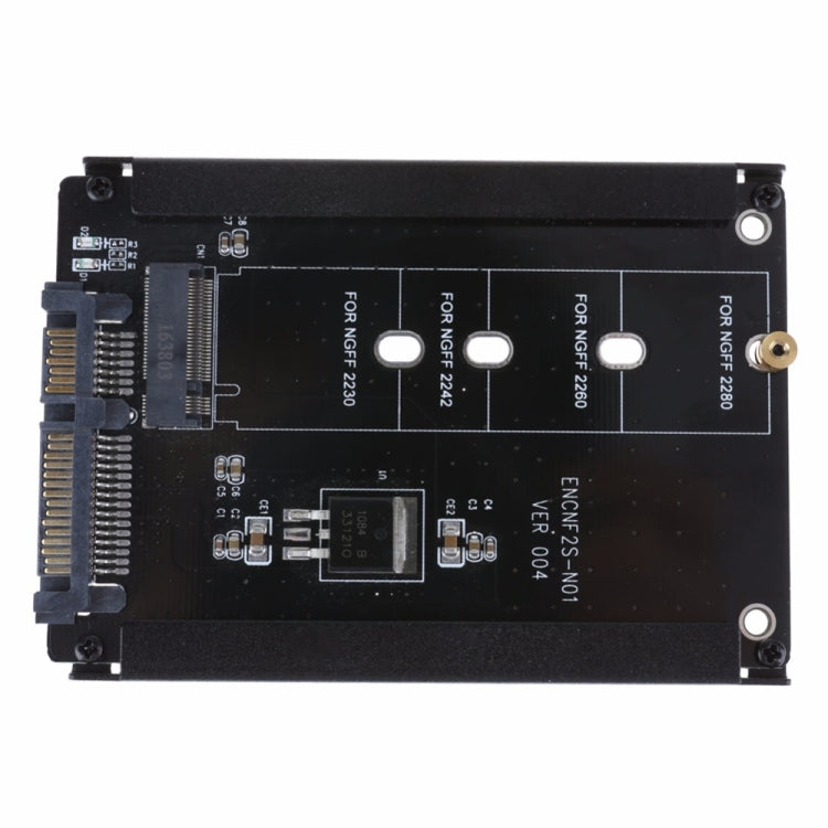 Металлический корпус CYB + M Socket 2 M.2 NGFF (SATA) SSD адаптер на 2.5 SATA для твердотельного жесткого диска M2 NGFF SSD 2230/2242/2260/2280 мм
