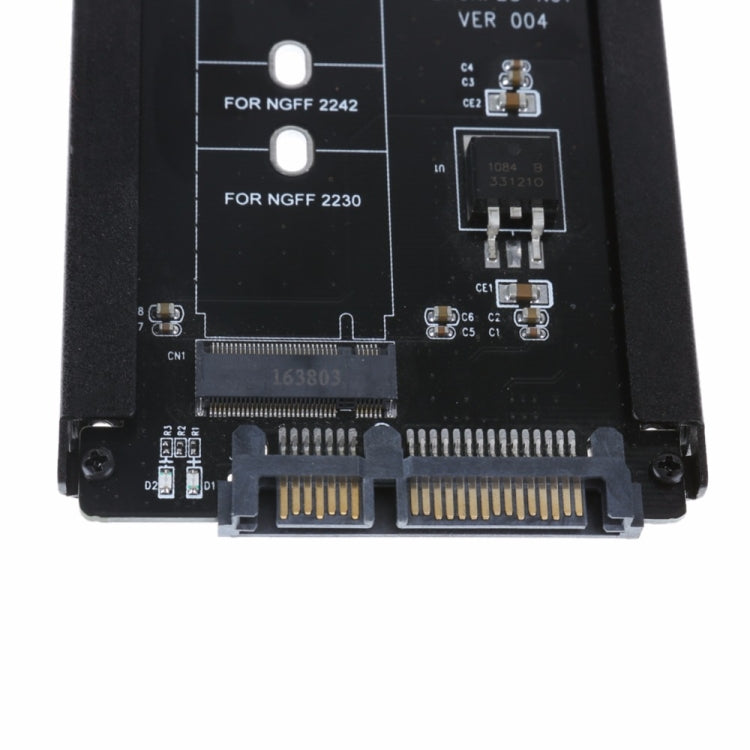 Металлический корпус CYB + M Socket 2 M.2 NGFF (SATA) SSD адаптер на 2.5 SATA для твердотельного жесткого диска M2 NGFF SSD 2230/2242/2260/2280 мм
