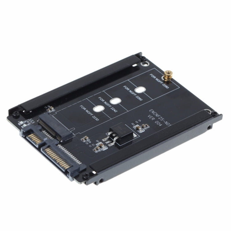 Металлический корпус CYB + M Socket 2 M.2 NGFF (SATA) SSD адаптер на 2.5 SATA для твердотельного жесткого диска M2 NGFF SSD 2230/2242/2260/2280 мм