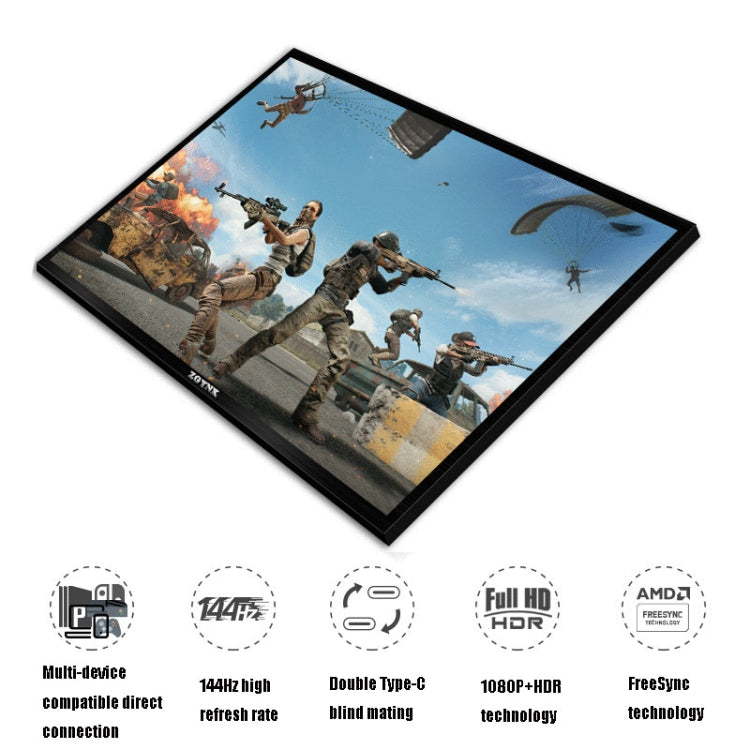 Портативный компьютерный дисплей-расширитель ZGYNK TPZ1303 Type-C, вилка США