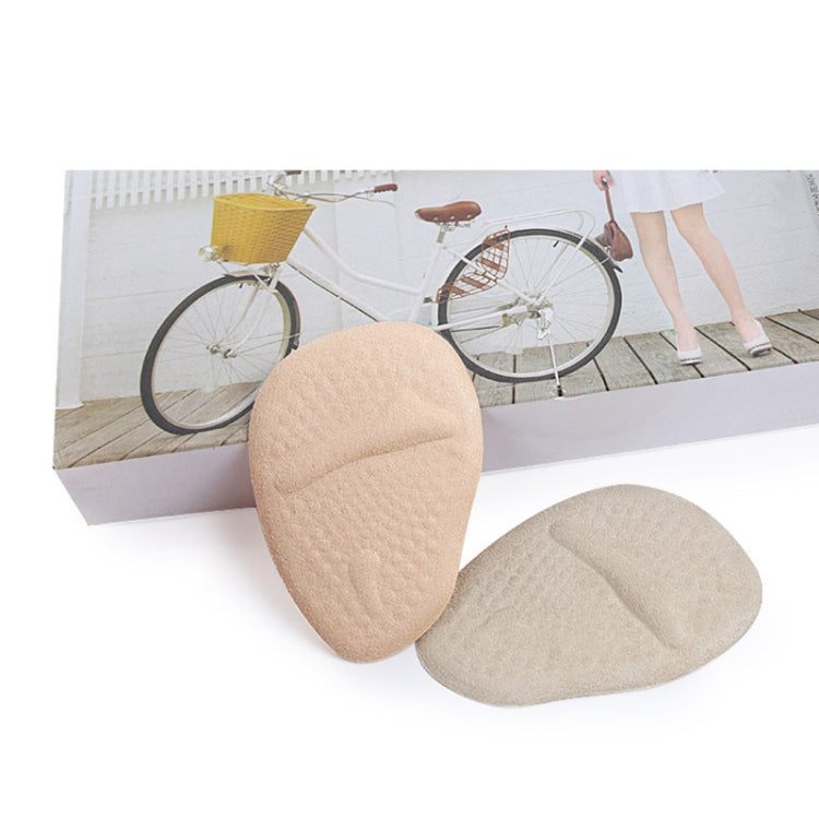5 Pairs Sweat-Absorbent Breathable Non-Slip Forefoot Pad High Heels Anti-Pain Pad, Random Color Delivery
