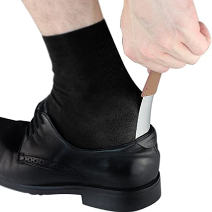 AD201 Portable Short Leather Shoehorn