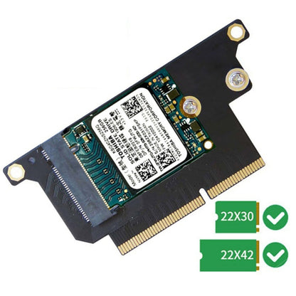 2 карты адаптера SSD NVMe M.2 NGFF для MacBook Pro 13,3 дюйма A1708 (2016 - 2017)
