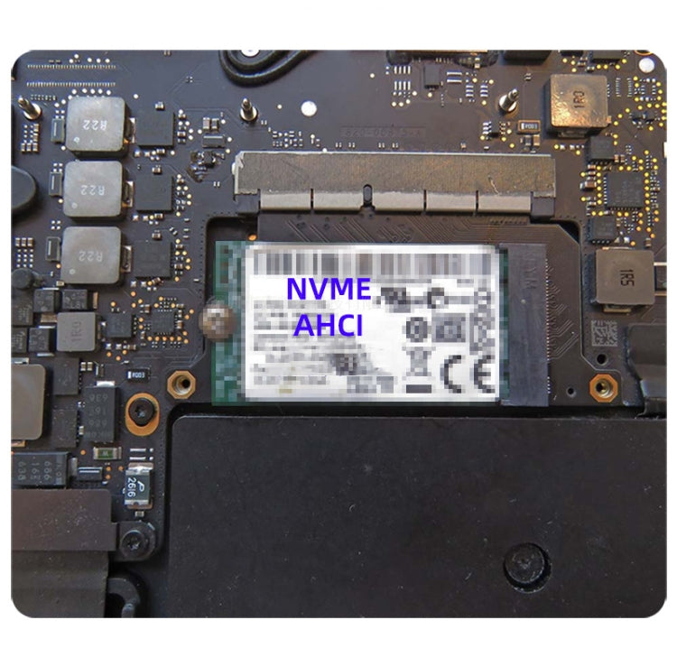 2 карты адаптера SSD NVMe M.2 NGFF для MacBook Pro 13,3 дюйма A1708 (2016 - 2017)