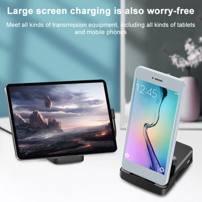 7 vienā USB-C / C tipa uz 2 USB 2.0 + USB 3.0 + 4K HDMI + SD / TF kartes slots + PD USB-C / C tipa uzlādes porti Daudzfunkcionāla centrmezgla dokstacija ar turētāju