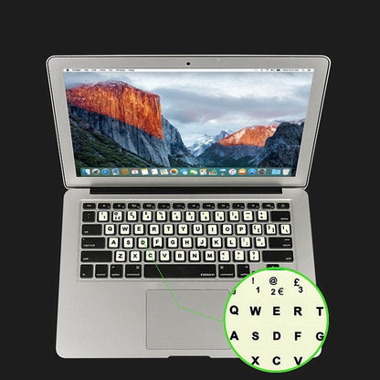 3 PCS Luminous Keyboard Stickers Notebook Desktop Computer Keyboard Stickers