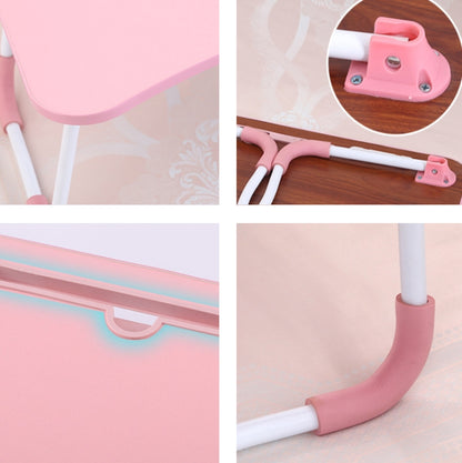 USB Folding Computer Desk With Fan & Lamp, Size: 60x40x28cm