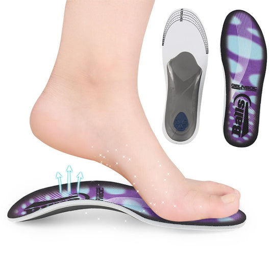 Flat Foot Valgus X-Leg Correction Insoles Men And Women Sports Insoles, Size: S (35-40)