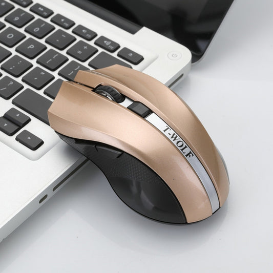 T-WOLF Q5 2.4GHz 5-Buttons 2000 DPI Wireless Mouse Silent And Non-Light Gaming Office Mouse For Computer PC Laptop