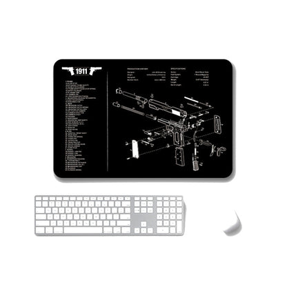 2 PCS Heat Transfer Non-Slip Single-Sided Office Gaming Mouse Pad