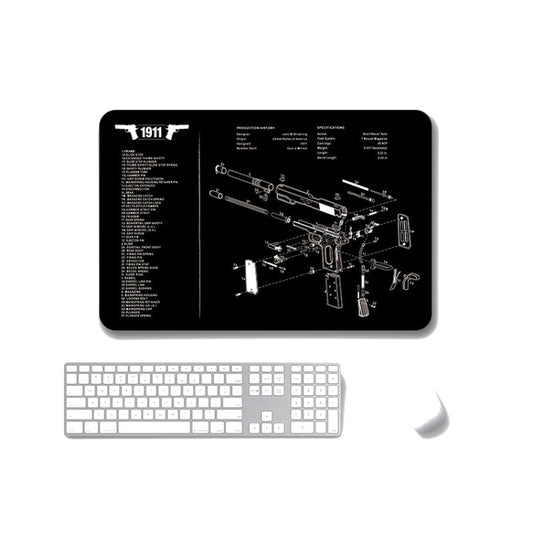 2 PCS Heat Transfer Non-Slip Single-Sided Office Gaming Mouse Pad