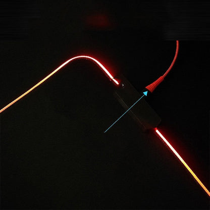 F-01 Rubber Thermal Transfer RGB Luminous Non-Slip Mouse Pad