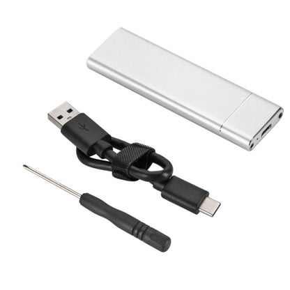 F018C M.2 NGFF To USB3.1 SSD Solid Aluminum Type-C Mobile Hard Drive Enclosure