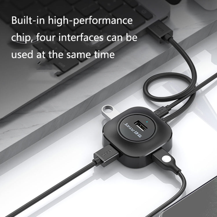 Высокоскоростной 4-портовый концентратор USB 2.0 Jasoz с док-станцией 1–4