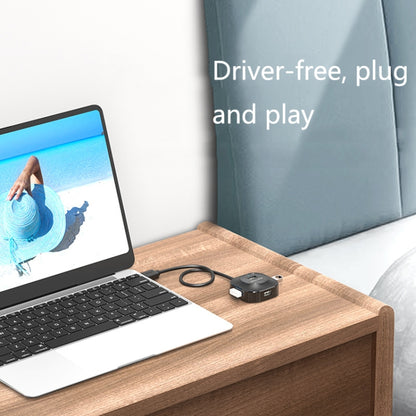Высокоскоростной 4-портовый концентратор USB 2.0 Jasoz с док-станцией 1–4