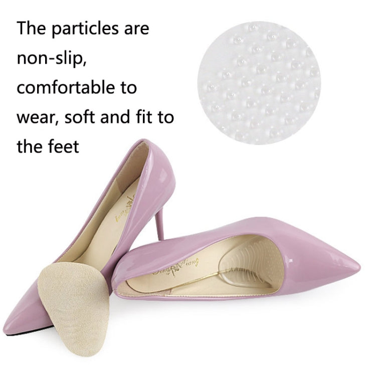 5 Pairs Anti-Slip Sole Pads For High Heels Gel Crystal Comfortable Half Pads