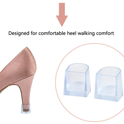 10 Pairs Dancing Shoes Protective Cover Wear-Resistant Heel Cover