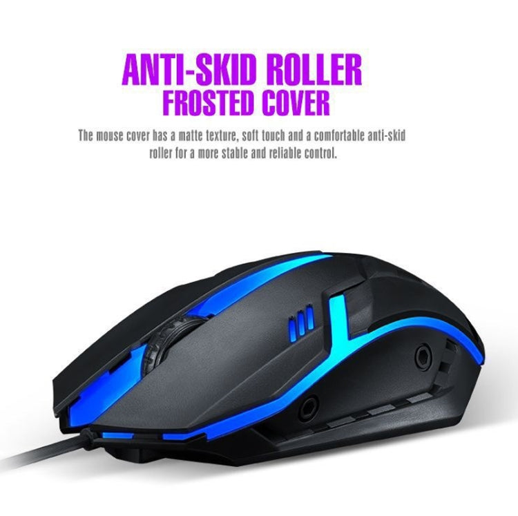 FOREV FV-Q305S Colorful Luminous Wired Gaming Keyboard and Mouse Set
