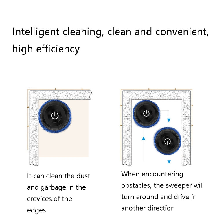K777 Automatic Smart Sweeping Machine Dry Wet Two-Purpose Mopping Machine Imitation Artificial Rubber