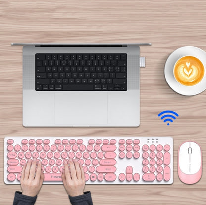 T-WOLF TF770 Mechanical Feel Wireless Gaming Keyboard And Mouse Set