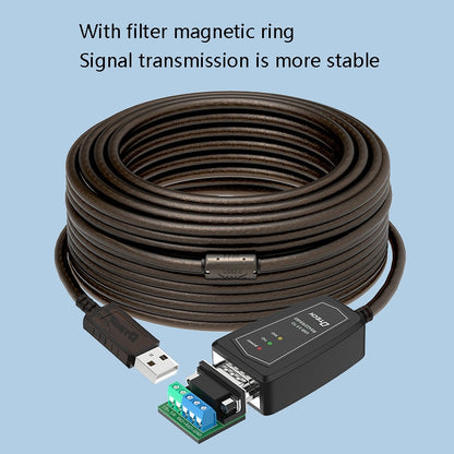 Кабель-переходник DTECH DT-5019 USB - RS485 / RS422, чип FT232, длина: